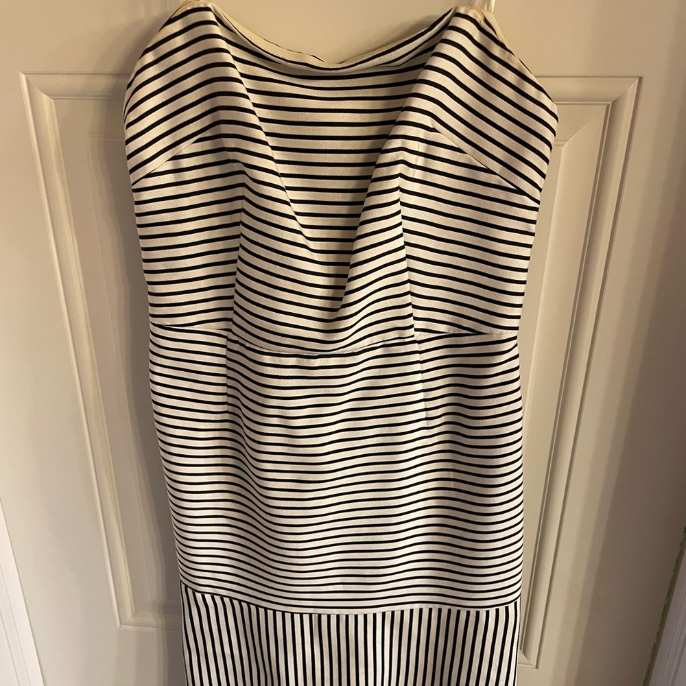 Strapless cocktail dress